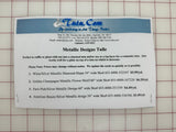 Sample Card - Metallic Designs Tulle