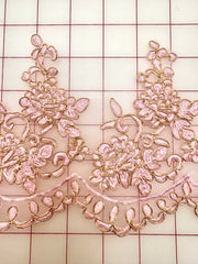 Metallic Trim- Pink and Metallic Gold