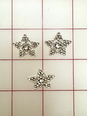 Grab Bag - Buttons - Rhinestoned Stars 3PK