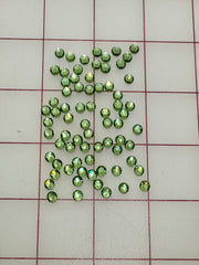 Rhinestones - 20ss Czech "Bright-Cut" Peridot Flat Back