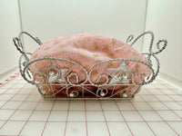 Fancy Basket - Silver with Star Design Only 2 Available Close-Out