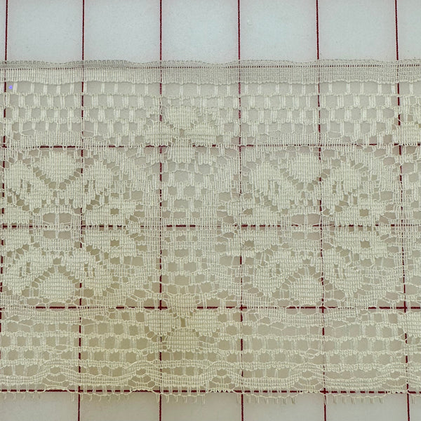 Lace Trim -4.25-inch Flat Lace Ivory