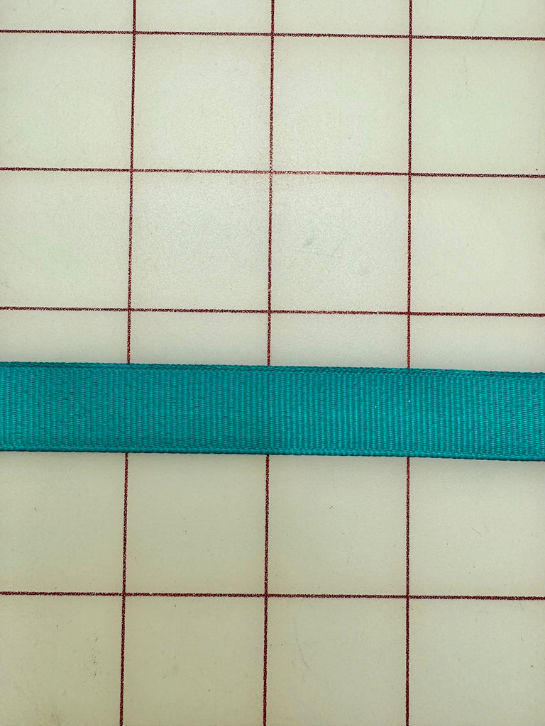 Grosgrain Ribbon 3/8inch Teal