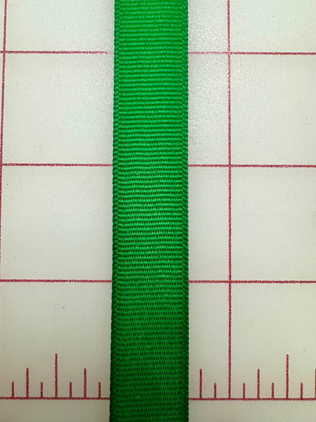 Grosgrain Ribbon - 5/8-inch Kelly Green