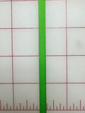 Grosgrain Ribbon - 1/4-inch Spring Green