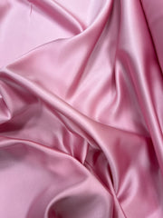 Mystique Satin - 60-inch Wide Pink Velour 100% Polyester New!