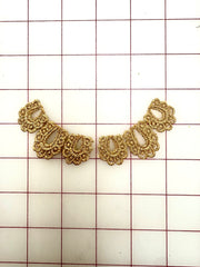 Trim Grab Bag - Venise Lace Metallic Gold Motifs 6PKS