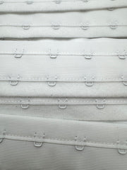 Grab Bag - #2 Double Eye-Side 1-in Spacing Tape White 7YDS