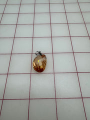 Decorative Gems - Sew-On Drop Deep Peach Oval Close-Out