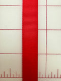 Grosgrain Ribbon - 5/8-inch Red