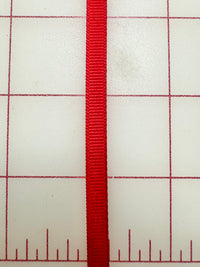 Grosgrain Ribbon - 1/4-inch Red