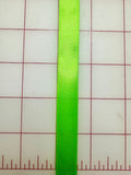 Single Face Satin Ribbon - 5/8-inch Spring Green