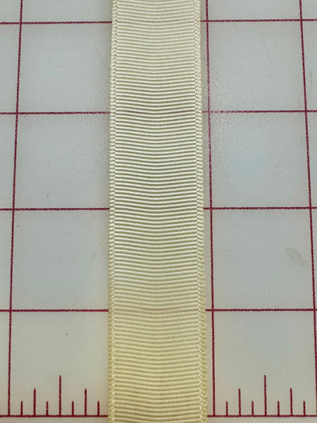 Grosgrain Ribbon - 7/8-inch Ivory