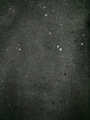 Glitter Sequined Tulle - 58/60-inches Wide Glitter Hologram Mesh Sequined Black New Color!
