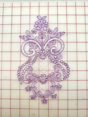 Applique - Sequined Lace Lavender New Color!