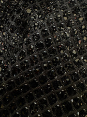 Grab Bag - Rhinestone Mesh Black with Jet Black Crystals