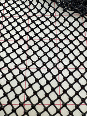 Grab Bag - Rhinestone Mesh Black with Jet Black Crystals
