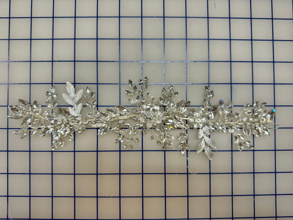 Utsa Gold Tone Silver Hairband main image 1