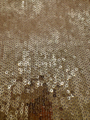 Designer Remnant - Stretch Mesh Sequined Fabric