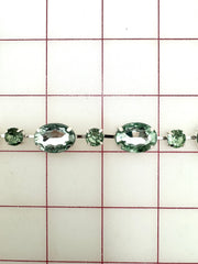 Decorative Gems - Beautiful Crystal Sage Sew-On Czech Rhinestone Chain Only One Yard Left!