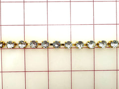 Decorative Gems - Beautiful Crystal Sew-On Czech Rhinestone Chain Only One Yard Left!