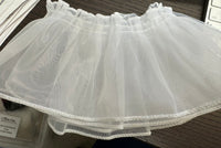 Ruffled Organza Trim - 3-inch Ruffled Organza White