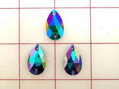 Decorative Gems - 20x11 Pear Sew-On Acrylic Multi-Color