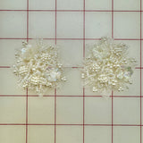 Applique - Pearl and Sequin Pairs Close-Out One Pair Left!