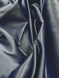 Princess Satin: 60-inch Wide Deep Blue Slate Special Purchase