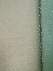 Sparkle Organza - 60-inches Wide Mint Julep Green with Silver Sparkle Microdots