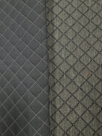 Quilted Fabric - 58-inches Wide Reversible Grey Special Purchase! Close-Out