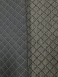 Quilted Fabric - 58-inches Wide Reversible Grey Special Purchase! Close-Out