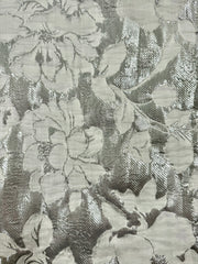 Brocade - 58-inches Wide Metallic Silver Reversible NEW!