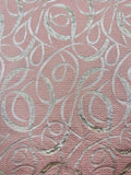 Brocade - 56-in Rose Pink and Pale Gold Metallic Reversible NEW!