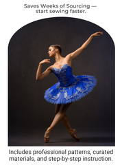 Tutu & Bodice Kit: Adult Classical Russian-Style Hooped Tutu & 8 Piece Bodice