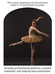 Tutu & Bodice Kit: Adult Classical Russian-Style Hooped Tutu & 8 Piece Bodice