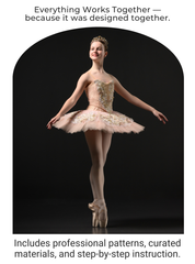 Tutu & Bodice Kit: Adult Classical Russian-Style Hooped Tutu & 8 Piece Bodice