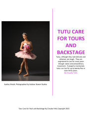 Download - Instructions Tutu Care for Tours and Backstage