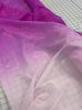 Poly Chiffon Ombre Metallic - 56-inches Wide Pink to Vibrant Orchid