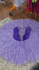 Fancy Lace - 60-inches Wide Lilac with Iridescent Flower Design