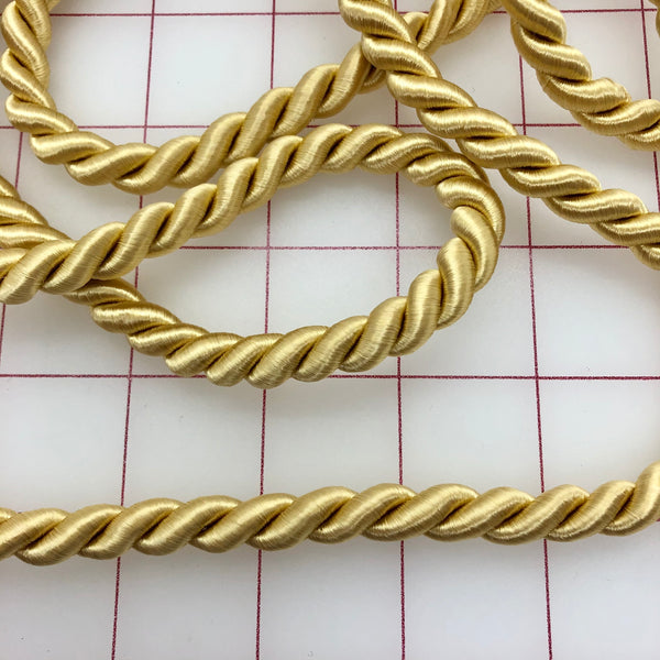Metallic Trim - 3/8-inch Fancy Twisted Cord Gold Close-Out