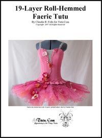 Download - 19 Layer Roll Hemmed Faerie Tutu Instructions