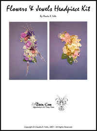 Tiara and Headpieces Level 1 Course Kit: Flowers & Jewels Side-of-Bun Headpiece