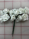Flowers - Mini Rose Winter White Close-Out