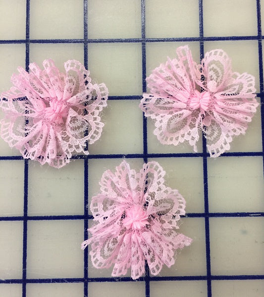 Flowers - Lace 3-Pack Pink