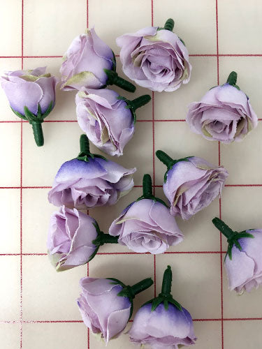 Flowers - Small Rosebuds Lilac Purple