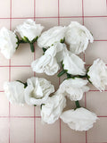 Flowers - Small Rosebuds White