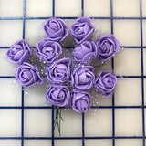 Flowers - Small Rosebuds Lilac 12-Pack