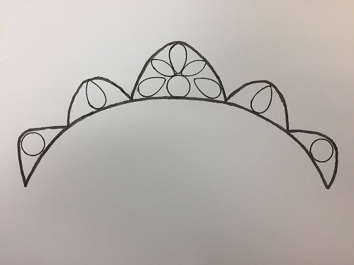 Tiara Pattern Design Tiara Design Pattern - Basic Princess – Tutu.com