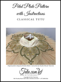 Download - Petal Plate Design Pattern with Instructions for Classical Tutus